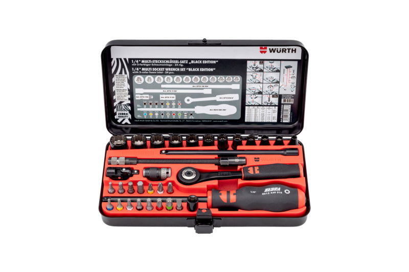 Steckschlüssel 1/4 Zoll Sortiment/Set