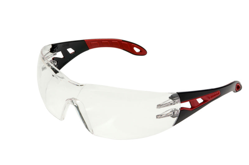 Klare Schutzbrille SHTZBRIL-CETUS-KLAR mit kratzfesten Gläsern und ergonomischer Passform.
