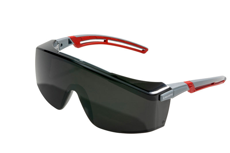 Schweißerbrille SHWSBRIL (FORNAX-PLUS) mit polarisierter Linse und ergonomischer Passform.