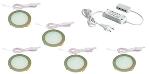 LED-Beleuchtungsset mit 24 warmweißen LEDs und schlankem Design, dimmbar und energieeffizient.