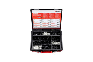 Set mit 460 Werkzeugen in einer robusten Aufbewahrungsbox für Handwerker und DIY-Enthusiasten.