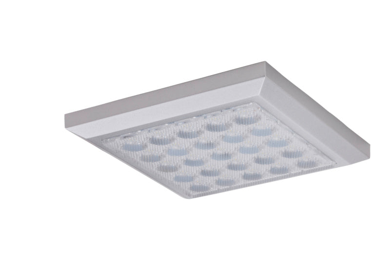 Schlanke LED-Aufbauleuchte mit warmweißem Licht und modernem Design für Innenräume.