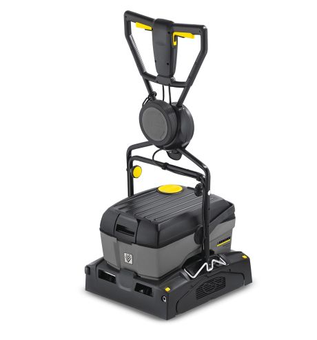 Kärcher BR40/10C Adv floor scrubber with 400mm working width and 10L tank.