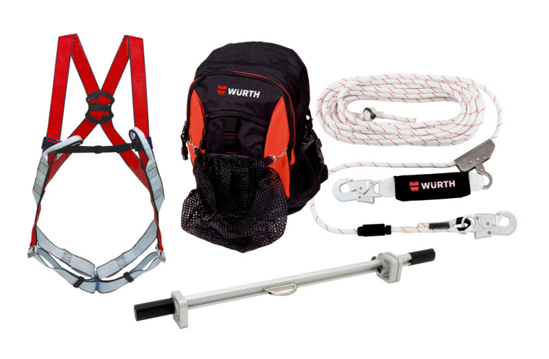 Fallschutz Set-FALLSHTZ-SET VP mit stoßdämpfenden Matten und strapazierfähigen Schutzbarrieren.