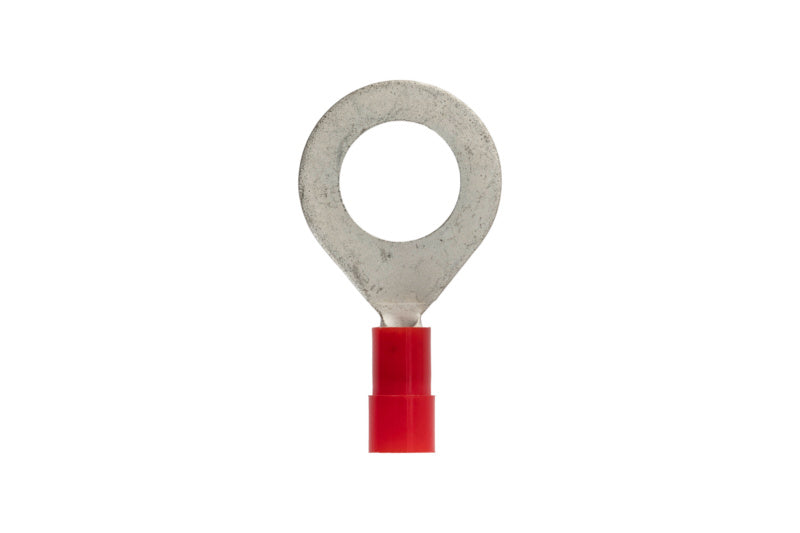 Crimpanschluss mit M10-Gewinde, 1,0 mm² Querschnitt, kupferbeschichtet, 100 Einheiten.