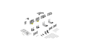 Moderner Schiebetürbeschlag von Hettich in hochwertiger Ausführung für einfache Montage.