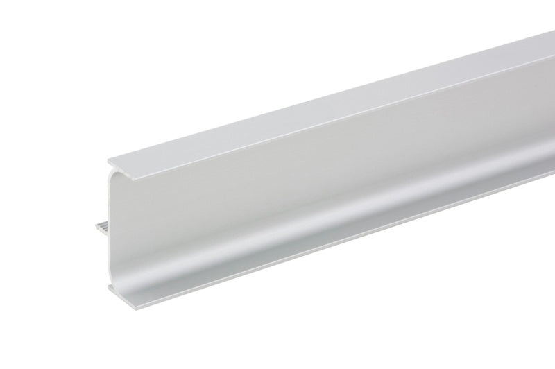 Aluminium Möbel-Griffleiste GRF MULDE mit ergonomischer Form und matter Oberfläche.