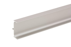 Aluminium Möbel-Griffleiste GRF MULDE mit ergonomischer Form und matter Oberfläche.