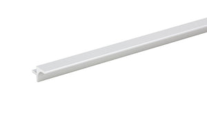 Matte Aluminium-Griffleiste GRF MULDE mit ergonomischer Muldenform für Möbel.