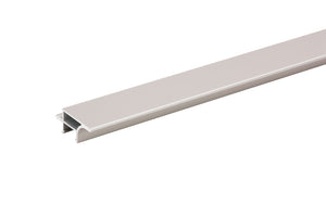 Aluminium Möbel-Griffleiste GRF MULDE mit ergonomischer Form und matter Oberfläche.