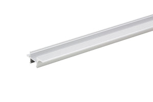 Aluminium Möbel-Griffleiste GRF MULDE mit matter Oberfläche und ergonomischer Muldenform.