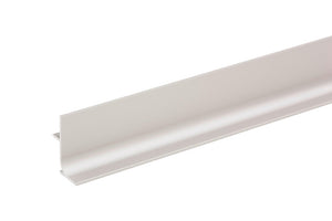 Matte Aluminium-Möbelgriffleiste GRF MULDE mit ergonomischer Muldenform für Schränke und Kommoden.