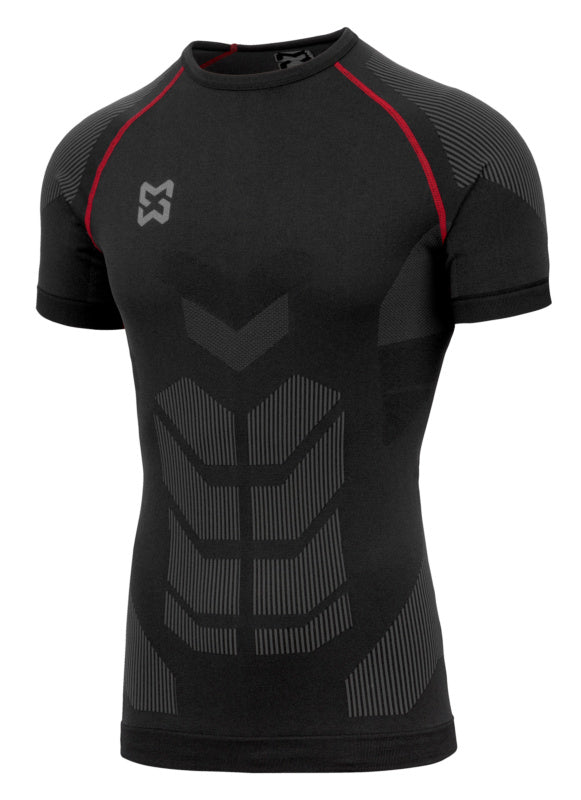 T-SHIRT UNTERWAESCHE BASIC SWZ/ROT XXL