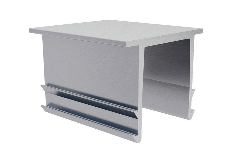 Aluminium Montageschiene 60x37 mm für Solaranlagen, korrosionsbeständig, 20 Stück Verpackung.