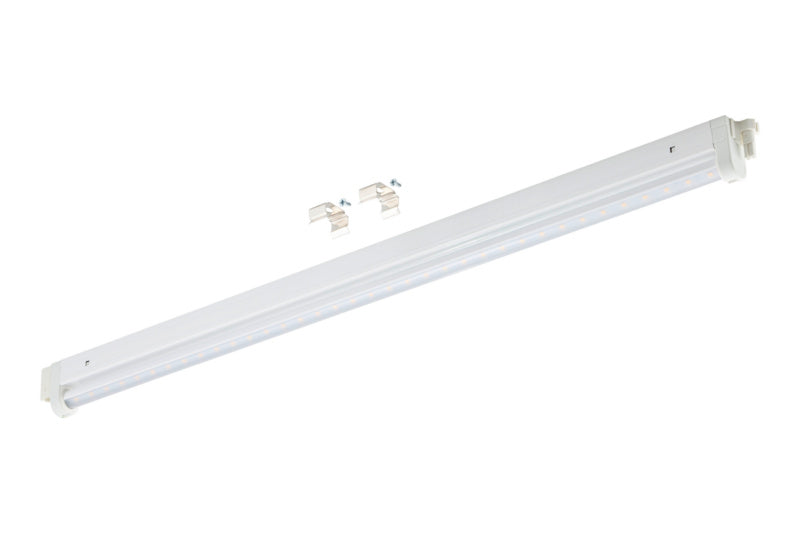 LED-Leuchte in Weiß mit einer Länge von 595 mm und einer Lichtfarbe von 4000 Kelvin.