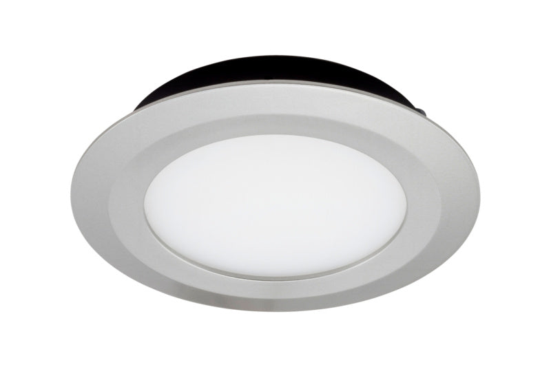 LED-Einbauleuchte mit schlankem Design, ideal für abgehängte Decken und verschiedene Lichtstimmungen.