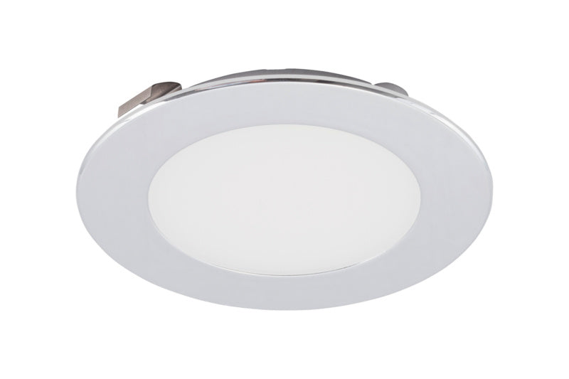 LED-Einbauleuchte mit schlankem Design, ideal für abgehängte Decken und verschiedene Räume.