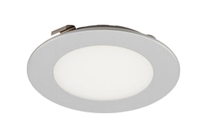 LED-Einbauleuchte mit schlankem Design, ideal für verschiedene Räume und energiesparend.