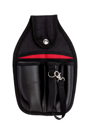 Gürteltasche MULTITASH in Schwarz, 170x45x270 mm, mit verstellbarem Gurt und wasserabweisendem Material.