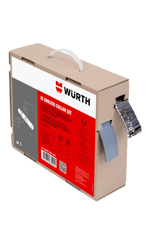 Rohrmanschette Brandschutz Sortiment/Set- ROMANS-SET-BSBAND/METBA-D160MM-20TLG     Verpackungsinhalt    1 Einheit