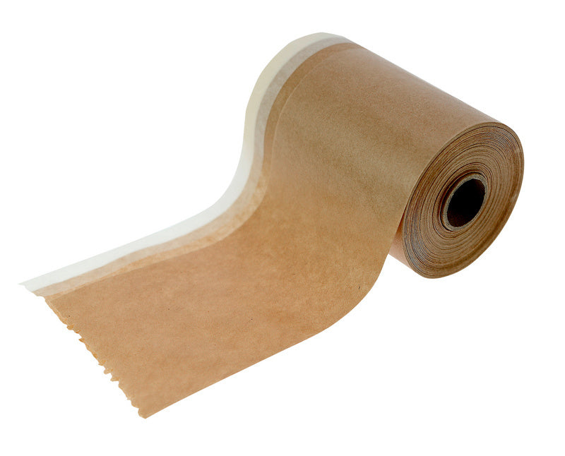 Rolle Abdeckpapier 50m lang und 60cm breit mit Falt-Masker für Maler- und Renovierungsarbeiten.