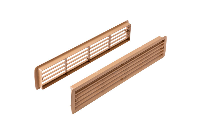 Lüftungsgitter-Zimmertür in modernem Design mit integrierten Lüftungsgittern für Luftzirkulation.
