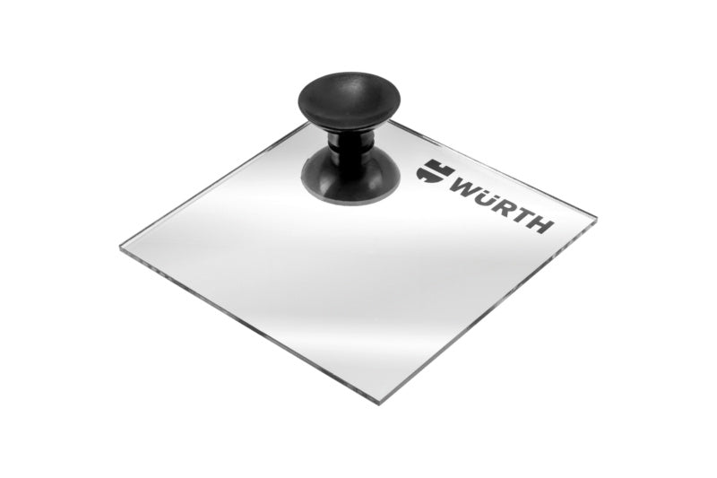 Kontrollspiegel-Scheibenreparatur-Set mit Harzen und Werkzeugen zur Glasreparatur.
