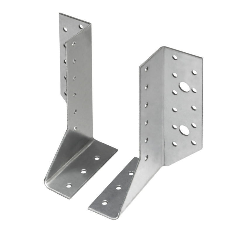 Balkenschuh BALKENSHH-2TLG-30X100X2,0 aus Stahl, 30x100x2 mm, für stabile Holzverbindungen.