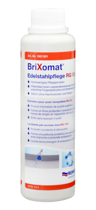 Edelstahlpflege Brixomat RG 1051 – 250ml Flasche von Remsgold ChemEntdecken Sie die Brixomat Edelstahlpflege RG 1051, die perfekte Lösung für strahlend saubere Edelstahl-Oberflächen.

Feature: Speziell entwickelte Formel – EntferntKüche-Edelstahlpflege RG 1051Marktplatz24