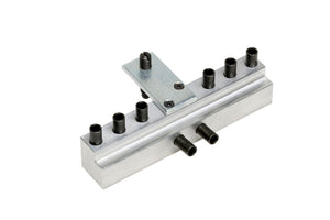 Flügelbohrlehre Einbohrbänder Zubehör mit Maßskala und ergonomischer Form für präzise Bohrungen.