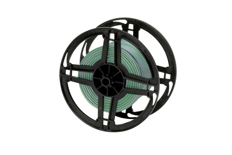 Grau-grüne Fahrzeugleitung FLRY/FLY FLTG FLRY Spule mit isolierter Kupferleitung.