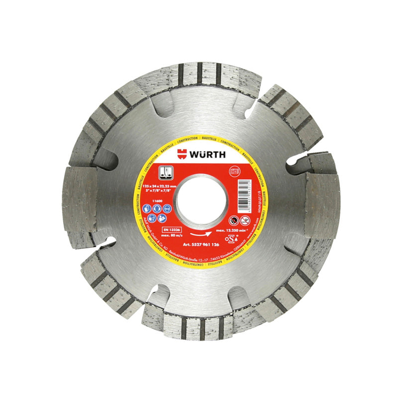Diamanttrennscheibe TSHB DIA KOMBI mit 230 mm Durchmesser und robustem Diamantsegment.