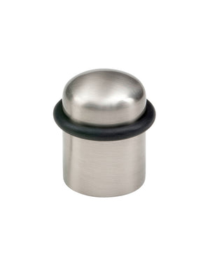 Mattierter Edelstahl-Türstopper mit 32 mm Durchmesser für sichere Türhaltung und elegantes Design.