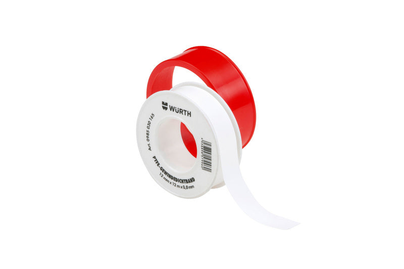 PTFE-Gewindedichtband Sanitär- GWDDIBA-PTFE-12MX12MMX0,08MM     Verpackungsinhalt    10 Einheit