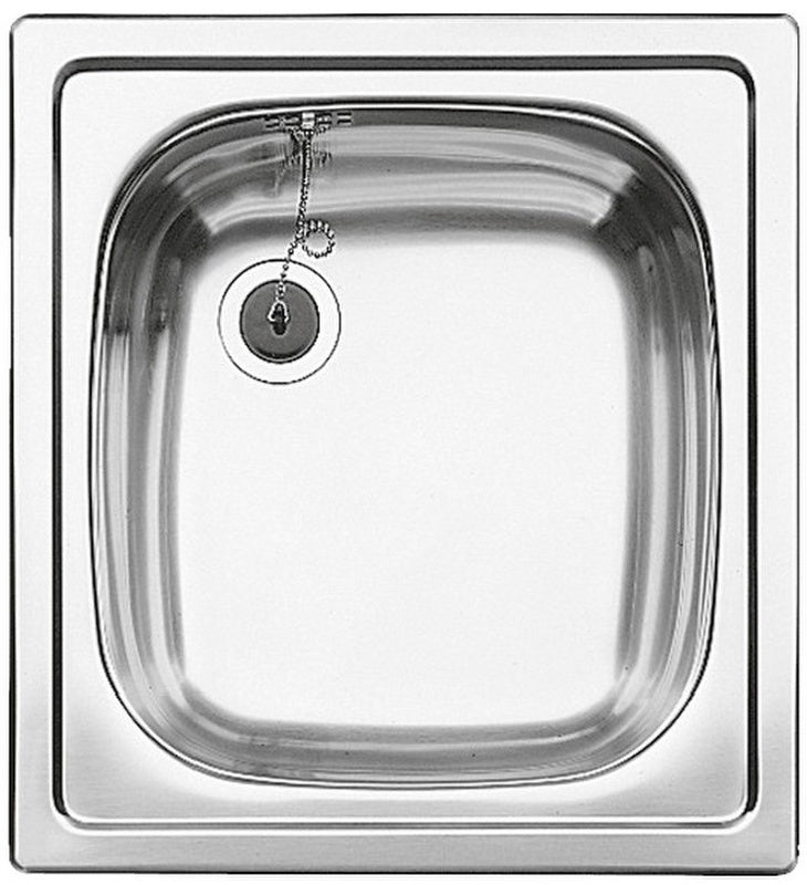 Küchenspüle SPUELE-KUE-BLTOP-EE-4X4-A2-BLANK mit glatter Oberfläche und tiefem Becken in neutralem Design