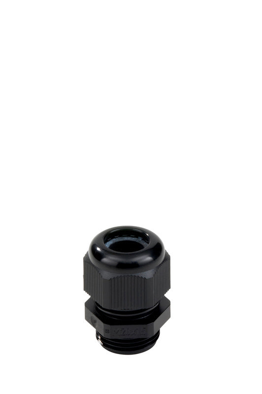 Metrische Kabelverschraubung KBLVSHR aus robustem Polyamid mit Schutz gegen Feuchtigkeit und Staub.