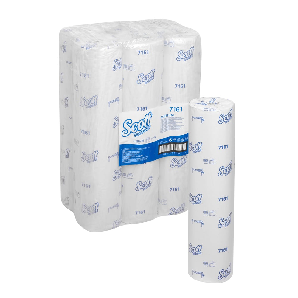 Medizinische Produkte -Scott Essential Ärzterollen, 1lg, weiß, 38x50cm, 6x190 Blatt