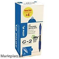 PILOT G2 DRUCKGELSCHREIBER M BLAU BX20
