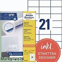 AVERY 3652-200 I+L+K ETIK.70X42,3 BX4620