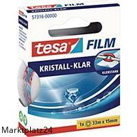 TESA 57316 KLEBEFILM KRISTALKLAR15MMX33M