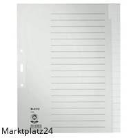 LEITZ 1220 REGIST. BLANK PAP A4 20BL - Marktplatz24
