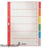 LEITZ 4350 REGIST.BLANK KART A4 6BL FBG