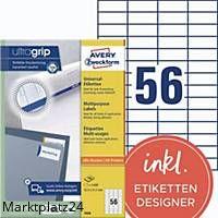 AVERY 3668 I+L+K ETIK.52,5X21,2 WE BX5600