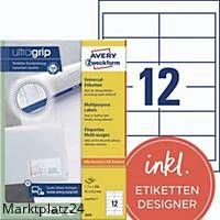 AVERY 3659 I+L+K ETIK.97X42,3MM WE BX1200
