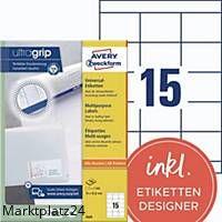 AVERY 3669 I+L+K ETIK.70X50,8MM WE BX1500 - Marktplatz24