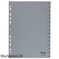 LYRECO BUDGET REG. 1-15 PP A4 15BL. GRAU - Marktplatz24