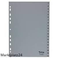 LYRECO BUDGET REG. 1-20 PP A4 20BL. GRAU - Marktplatz24