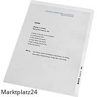 LEITZ 4001 SICHTH.A4 PP REC FARBL Inhalt 100 Stk. - Marktplatz24