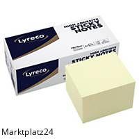 LYRECO PREMIUM NOTE WüRFEL 75X75 GEL BX2