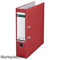 LEITZ 1010 ORDNER 180GRAD PP A4 80MM ROT - Marktplatz24